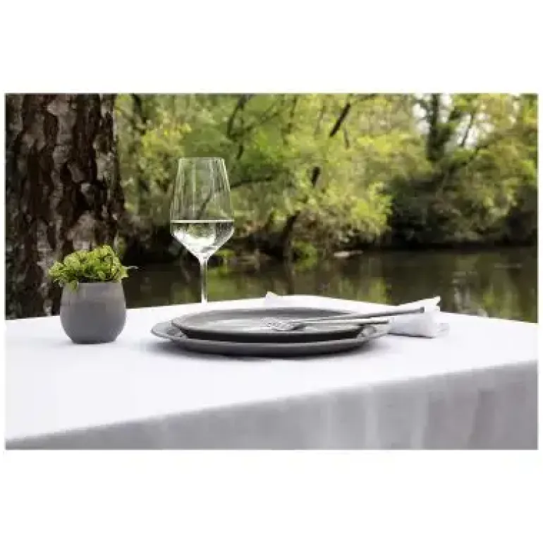 REVOL No.W Talerz deserowy 21 cm biały / glina ceramiczna