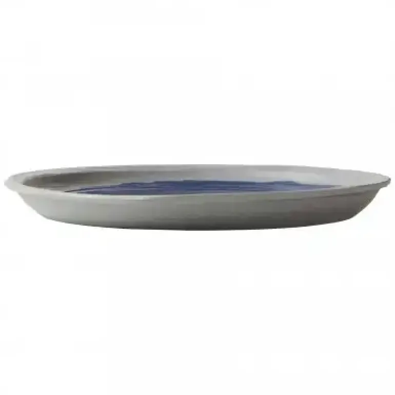 REVOL No.W Talerz deserowy 21 cm niebieski / glina ceramiczna