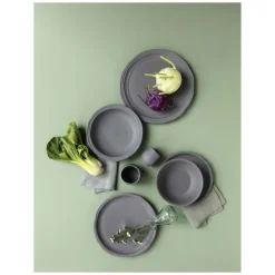 REVOL No.W Talerz płaski 28,5 cm szary / glina ceramiczna