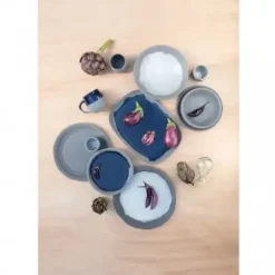 REVOL No.W Talerz płaski 28,5 cm szary / glina ceramiczna