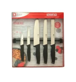 RICHARDSON SHEFFIELD ADVANTAGE Noże kuchenne 5 elementów z listwą magnetyczną