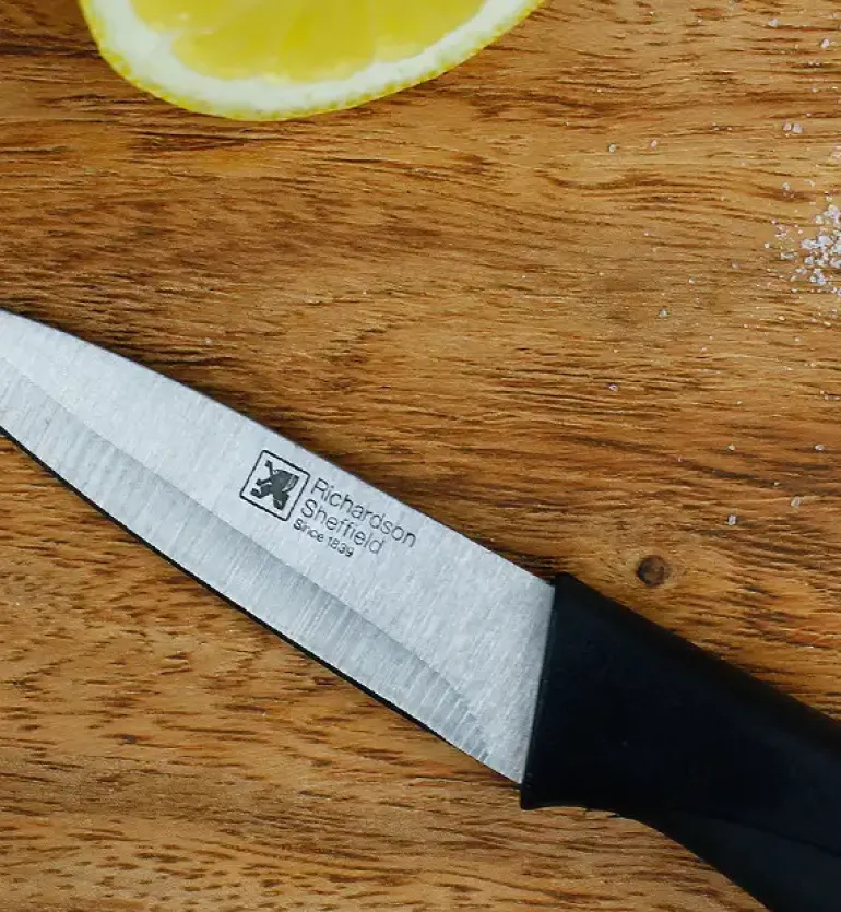 RICHARDSON SHEFFIELD ADVANTAGE Noże kuchenne 5 elementów z listwą magnetyczną