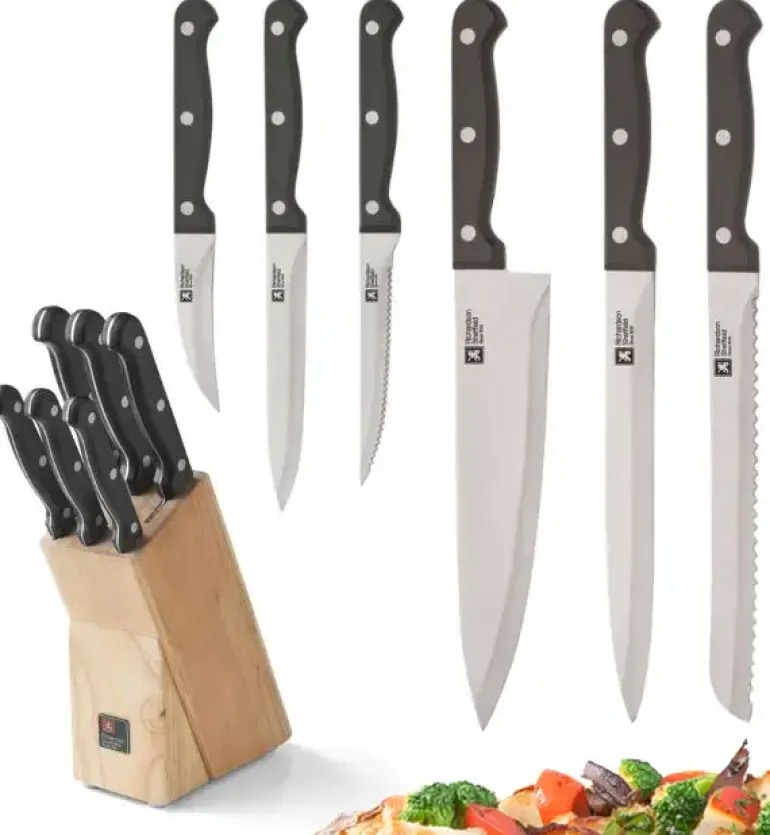 RICHARDSON SHEFFIELD ARTISAN Zestaw 6 noży w bloku drewnianym / stal nierdzewna