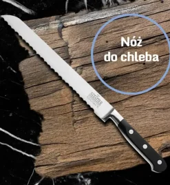 RICHARDSON SHEFFIELD Noże kuchenne V Sabatier 5 el w bloku / stal nierdzewna najwyższej jakości