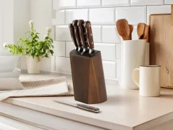 RICHARDSON SHEFFIELD VIRTUOSE Zestaw 5 noży kuchennych w bloku drewnianym