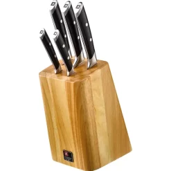 RICHARDSON SHEFFIELD VISION Zestaw 5 noży kuchennych w bloku drewnianym