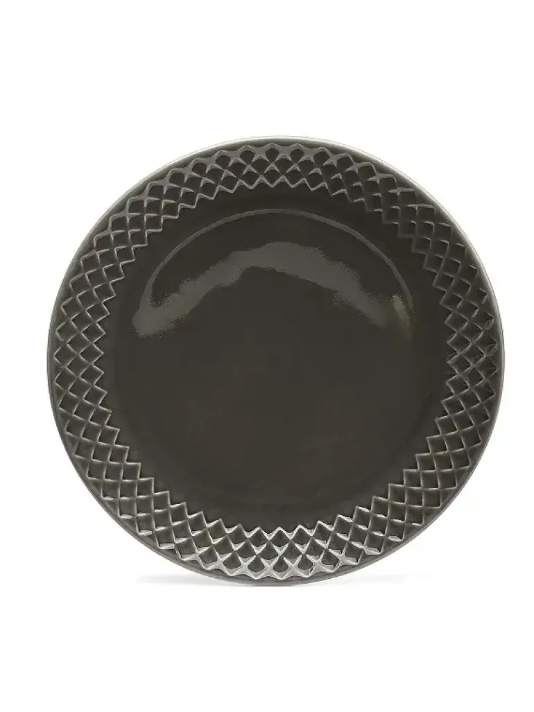 SAGAFORM COFFEE Talerz deserowy 20 cm szary / ceramika