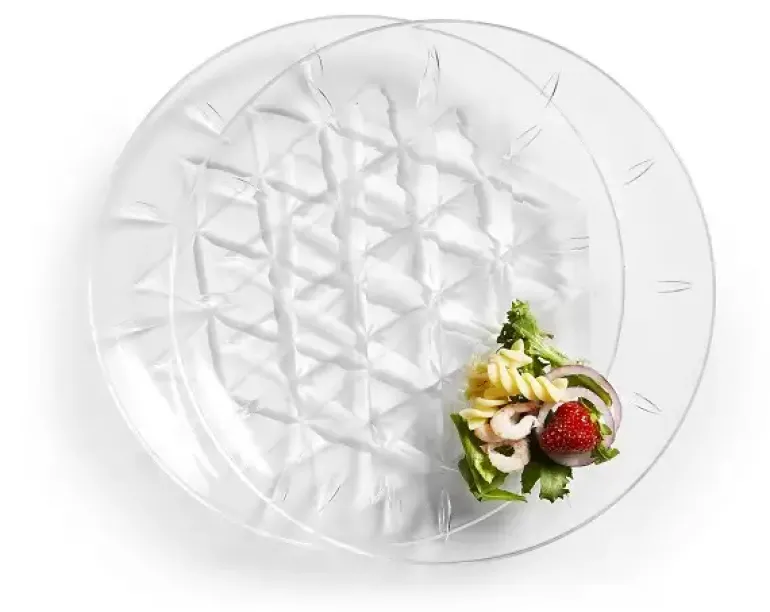 SAGAFORM OUTDOOR EATING Zestaw 2 talerzy piknikowych / akryl / 26 cm