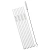 SCHOTT ZWIESEL Rurki szklane 4 szt. ze szczoteczką dł. 15 cm