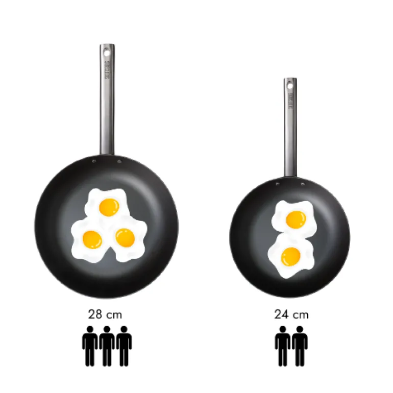 SKOTTSBERG | CARBON STEEL | Wok 24cm STAL WĘGLOWA