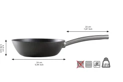 SKOTTSBERG | CARBON STEEL | Wok 24cm STAL WĘGLOWA