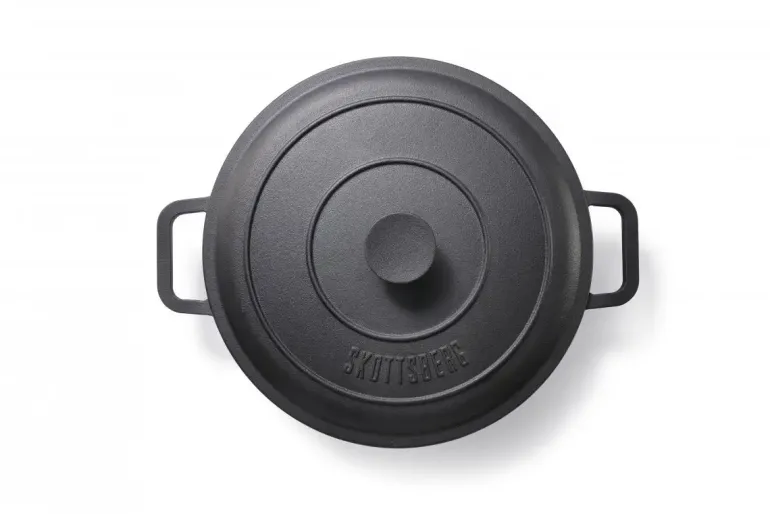 SKOTTSBERG | CAST IRON | Garnek 5,5 l z pokrywką 28 cm ŻELIWNY