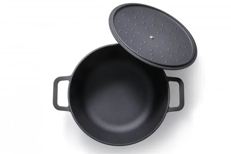 SKOTTSBERG | CAST IRON | Garnek 5,5 l z pokrywką 28 cm ŻELIWNY