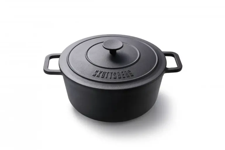 SKOTTSBERG | CAST IRON | Garnek 5,5 l z pokrywką 28 cm ŻELIWNY