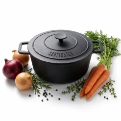 SKOTTSBERG | CAST IRON | Garnek 5,5 l z pokrywką 28 cm ŻELIWNY