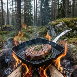 SKOTTSBERG | CAST IRON | Patelnia grilowa 24cm ŻELIWNA