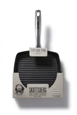 SKOTTSBERG | CAST IRON | Patelnia grilowa 24cm ŻELIWNA