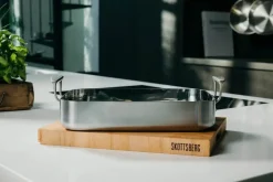 SKOTTSBERG STAINLESS STEEL Brytfanna z rusztem 35x25 cm