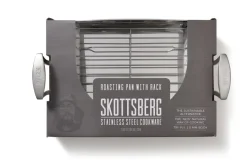 SKOTTSBERG STAINLESS STEEL Brytfanna z rusztem 35x25 cm