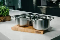 SKOTTSBERG STAINLESS STEEL Garnek 4,75 l z pokrywką 24 cm / stal nierdzewna