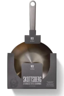 SKOTTSBERG | STAINLESS STEEL | Wok 28 cm STAL NIERDZEWNA
