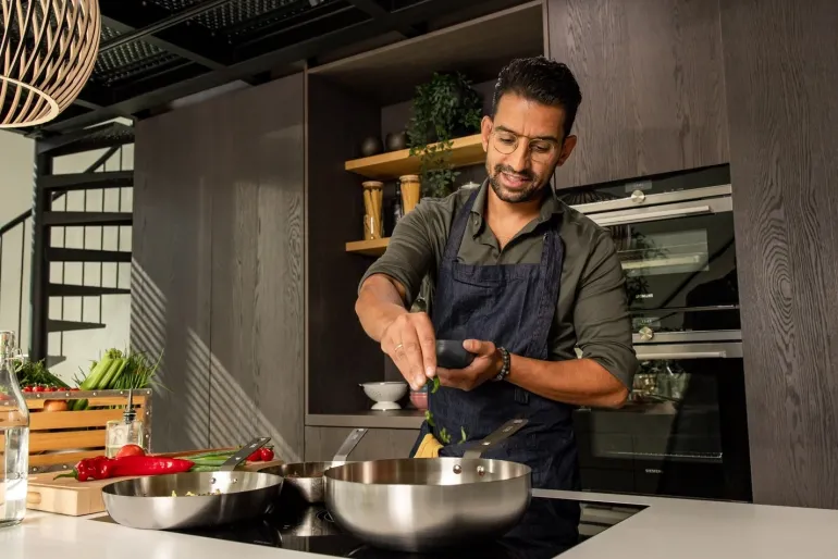 SKOTTSBERG | STAINLESS STEEL | Wok 28 cm STAL NIERDZEWNA