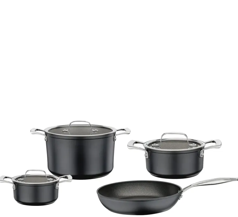 SPRING MERIDIAN INTENSE PRO Zestaw garnków z pokrywkami + patelnia 28 cm / 7 elementów / indukcja