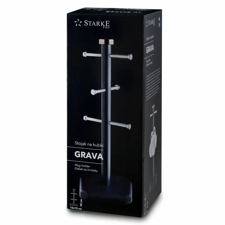 STARKE GRAVA Stojak na kubki / granatowy