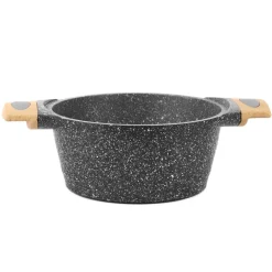 STARKE PRO ASHEN GRANITE Garnek 20 x 9,5 cm z pokrywką / Greblon® C3