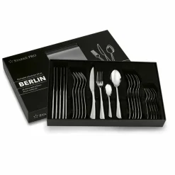 STARKE PRO BERLIN Sztućce Komplet 24 el w pudełku / 6 osób / srebrne / stal nierdzewna