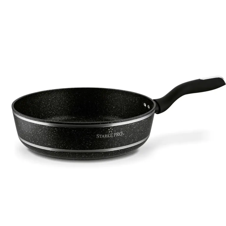 STARKE PRO CELEBRITY MARBLE Patelnia głęboka 28 cm + pokrywka / non-stick / indukcja