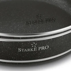 STARKE PRO CELEBRITY MARBLE Patelnia głęboka 28 cm + pokrywka / non-stick / indukcja