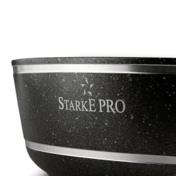 STARKE PRO CELEBRITY MARBLE Patelnia głęboka 24 cm + pokrywka / non-stick / indukcja