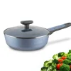 STARKE PRO DOUBLE Patelnia głęboka 24 cm z pokrywką / non-stick / indukcja