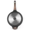 STARKE PRO EMBOSSED Patelnia marmurowa 28 cm / indukcja / aluminium / głęboka
