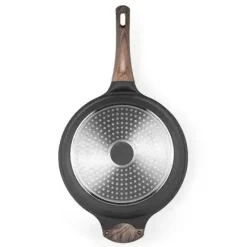 STARKE PRO EMBOSSED Patelnia marmurowa 28 cm / indukcja / aluminium / głęboka