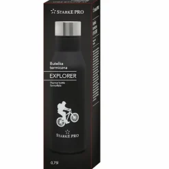 STARKE PRO EXPLORER Butelka termiczna / 750 ml / czarna / stal nierdzewna