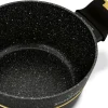 STARKE PRO GOLDEN MARBLE Zestaw garnków 10 el z pokrywkami / non-stick / indukcja