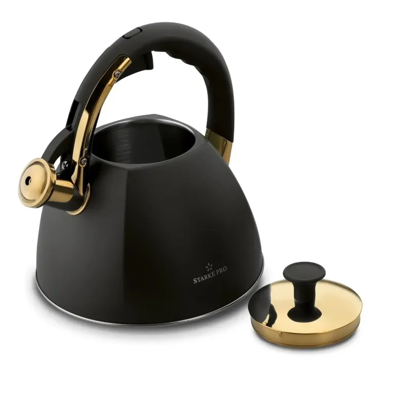 STARKE PRO GRAVA Czajnik z gwizdkiem 2.5 l / indukcja / czarny