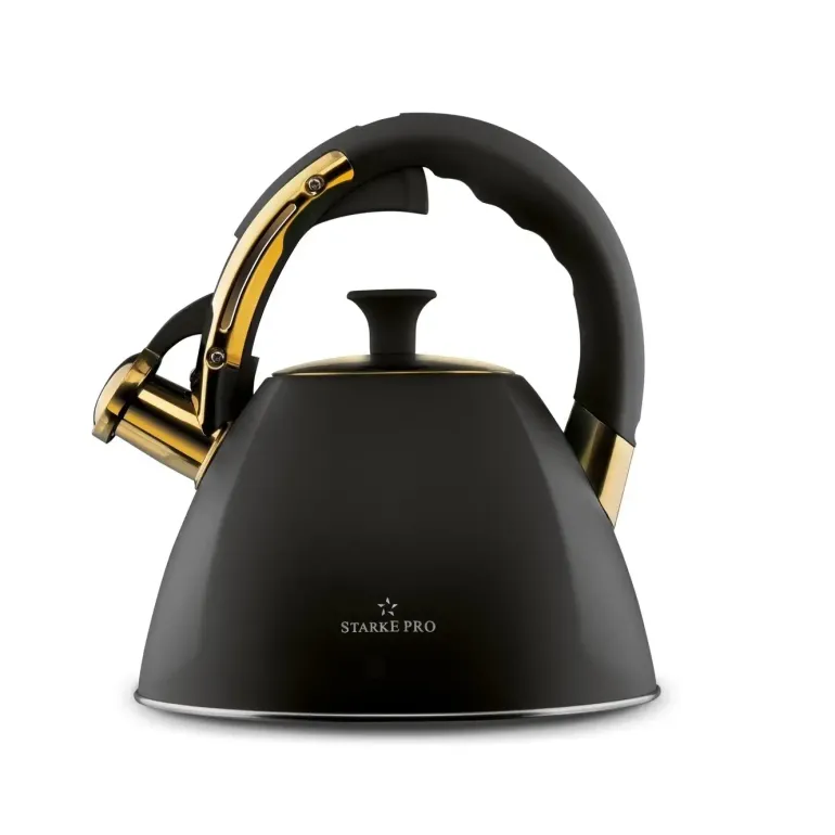 STARKE PRO GRAVA Czajnik z gwizdkiem 2.5 l / indukcja / czarny