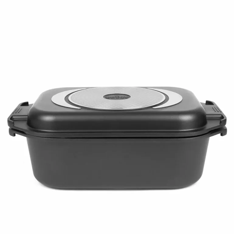 STARKE PRO HECTOR Brytfanna 7,5 l z aromatyzerem z pokrywą grillową 2,8 l / aluminium