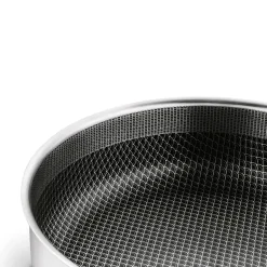 STARKE PRO LINESTA STEEL PATELNIA 28X8 CM Z POKRYWKĄ SREBRNA NIERDZEWNA