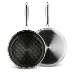 STARKE PRO LINESTA STEEL PATELNIA 28X8 CM Z POKRYWKĄ SREBRNA NIERDZEWNA