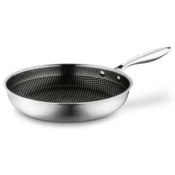STARKE PRO LINESTA STEEL PATELNIA 28 CM SREBRNA NIERDZEWNA