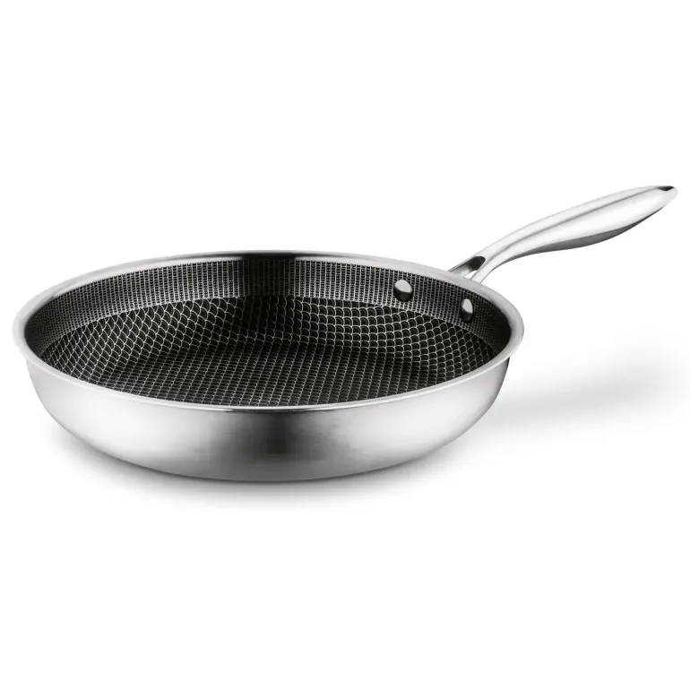 STARKE PRO LINESTA STEEL PATELNIA 28 CM SREBRNA NIERDZEWNA
