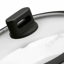 STARKE PRO Pokrywka uniwersalna 24 cm | szkło | silikonowy rant