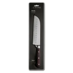 STARKE PRO SILVA Stalowy nóż japoński santoku / szefa kuchni 18 cm