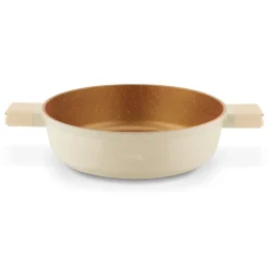 STARKE PRO STARLET PATELNIA KRÓT. UCH. Z POKRYWKĄ BEIGE 28X8CM