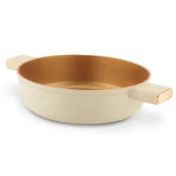 STARKE PRO STARLET PATELNIA KRÓT. UCH. Z POKRYWKĄ BEIGE 28X8CM