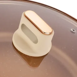 STARKE PRO STARLET PATELNIA KRÓT. UCH. Z POKRYWKĄ BEIGE 28X8CM